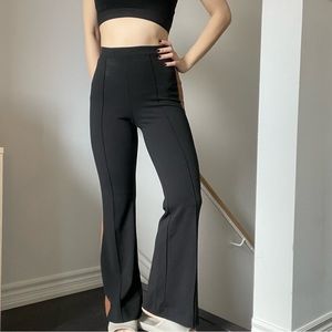 H&M flare pants with stripe
